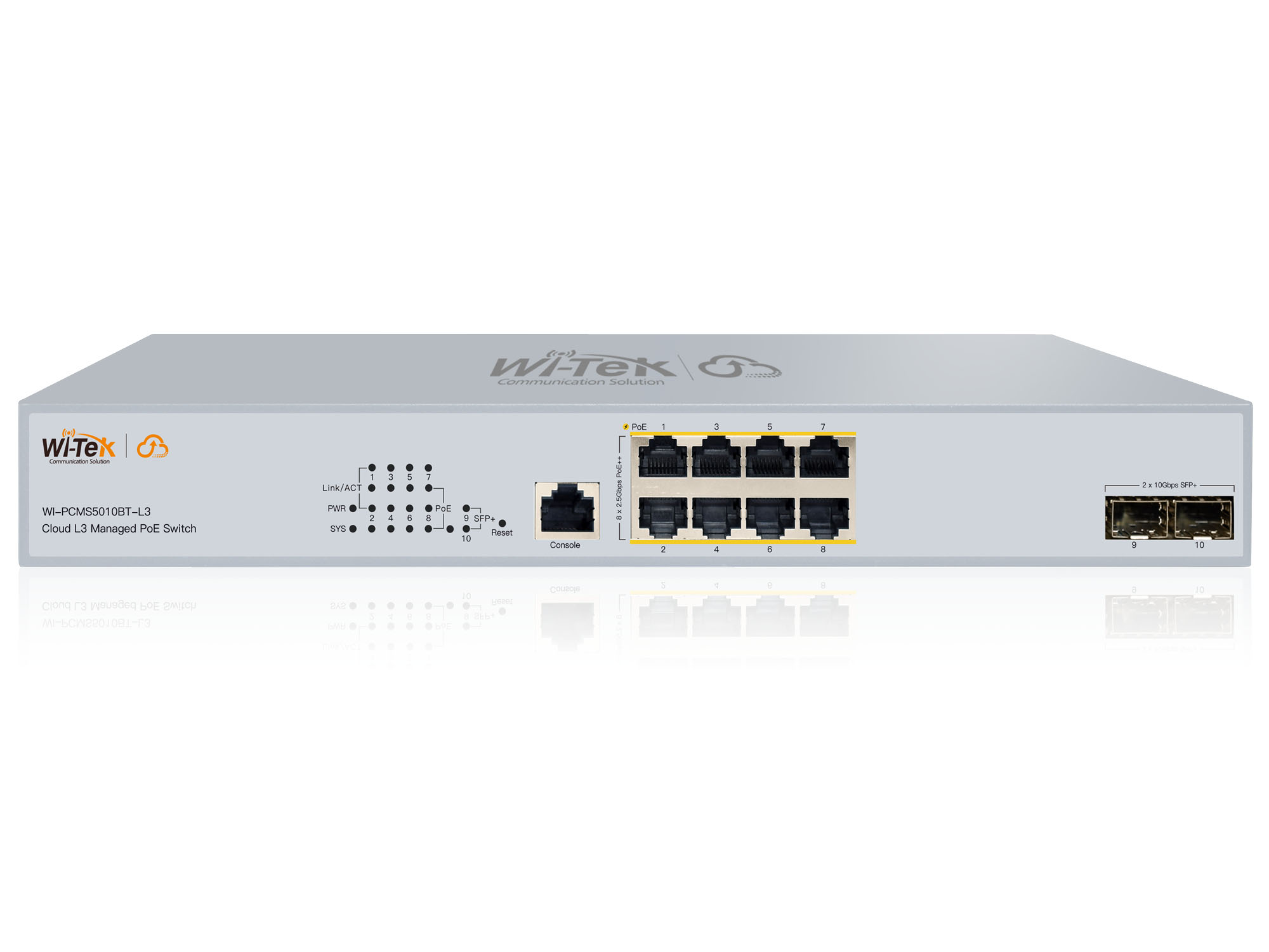 Управляемый L2/L3 коммутатор Wi-Tek WI-PCMS5010BT-L3